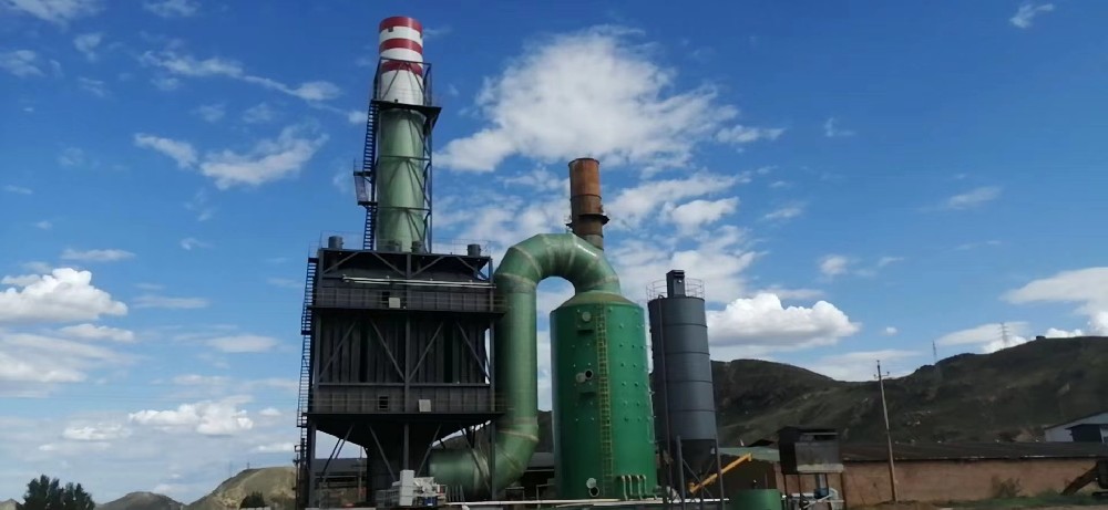 張家口管式濕電和脫硫塔整體工程